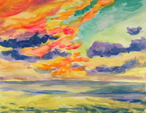 水彩画家・長尾周二１８１１１１２