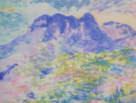 水彩画家･長尾周二１７０４１９１