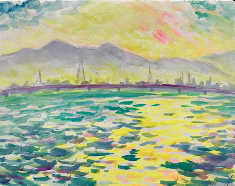 水彩画家･長尾周二１８０３２１