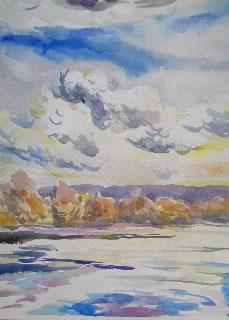 水彩画家・長尾周二130310