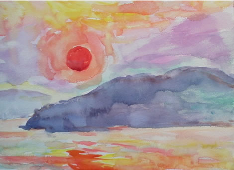 水彩画家・長尾周二１４０３３１１