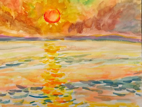 水彩画家･長尾周二１８０３２３１