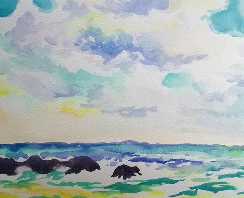 水彩画家･長尾周二１８０１０９２