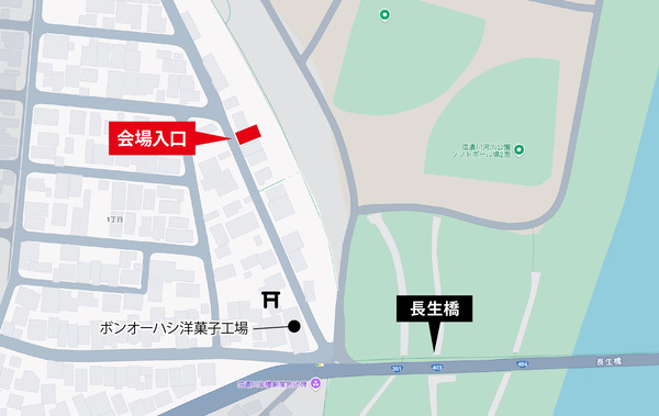 長岡花火 信濃川左岸屋上特設会場