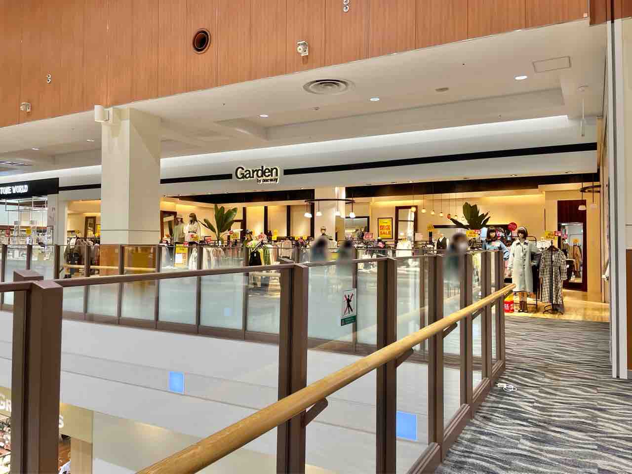 リバーサイド千秋 にあるアパレルショップ Garden By Oneway リバーサイド千秋店 ガーデン バイ ワンウェイ が閉店するらしい ながおか通信