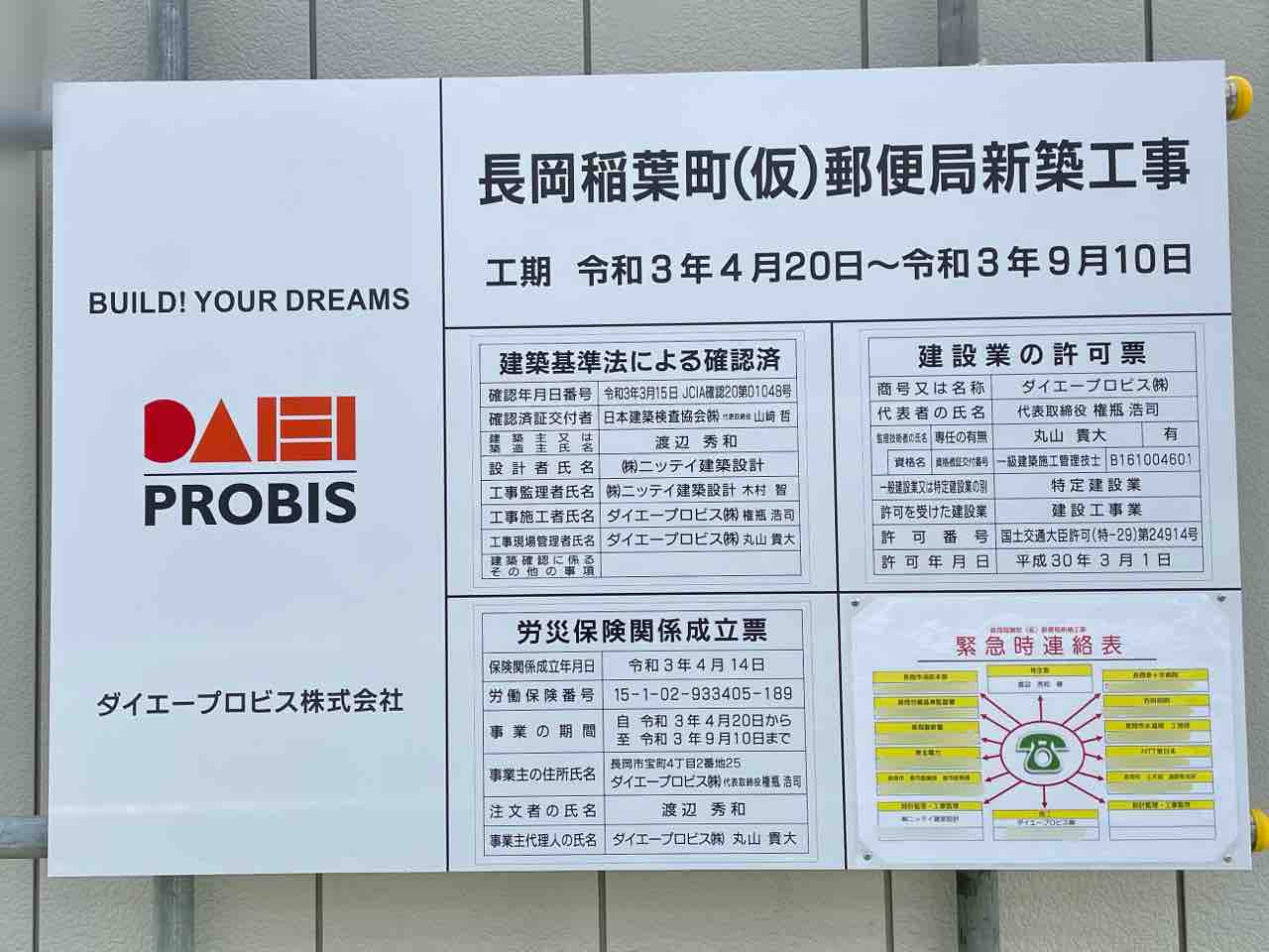 稲葉町に 長岡稲葉町郵便局 がオープンするらしい ながおか通信