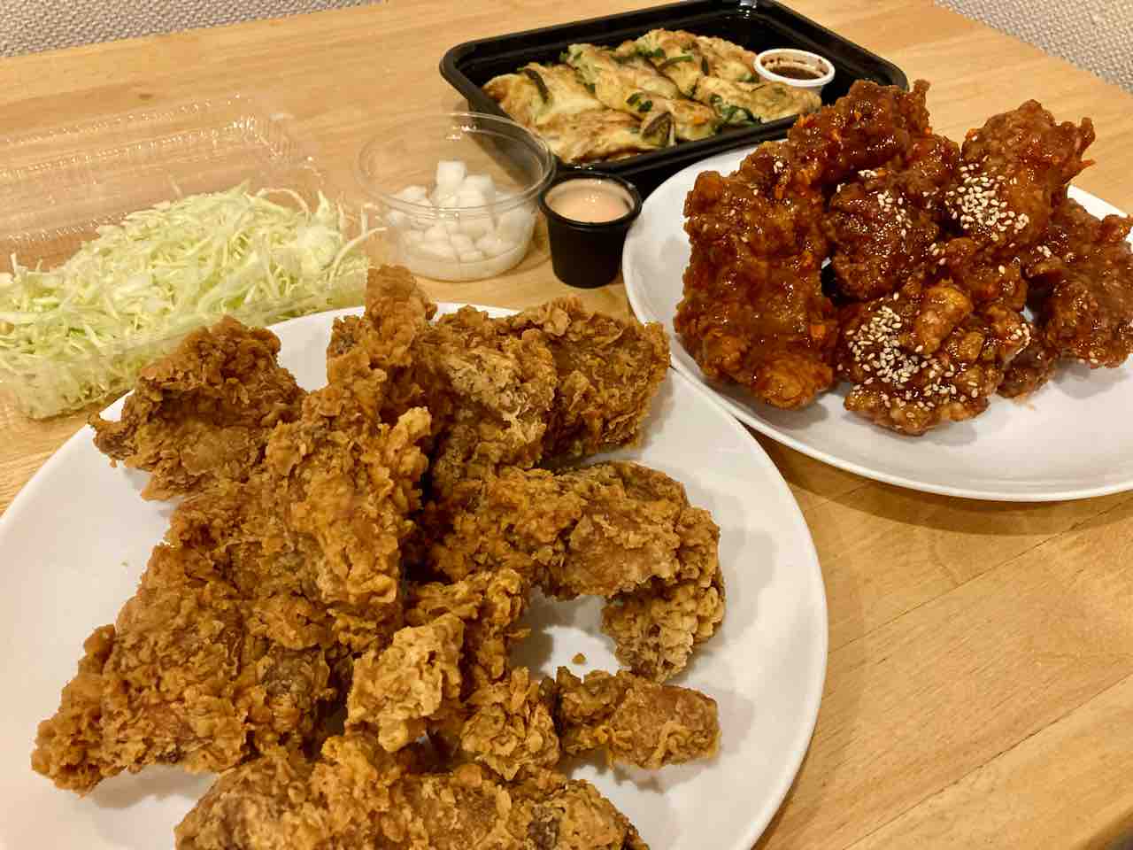 琴平にオープンした韓国チキン店 Nene Chiken 長岡東店 ネネチキン で ハーフ ハーフチキン フライドチキン ヤンニョムチキン 野菜チヂミ 買って食べてみた ながおか通信 琴平にオープンした韓国チキン店 Nene Chiken 長岡東店 ネネチキン で ハーフ ハーフチキン フライドチキン ヤンニョムチキン 野菜チヂミ 買って食べてみた ながおか通信