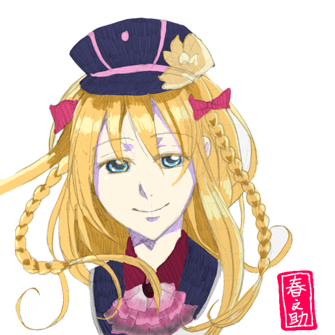 乱ちゃん(色ぬり)