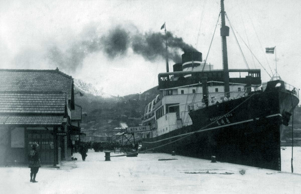 出島の長崎丸~昭和初期