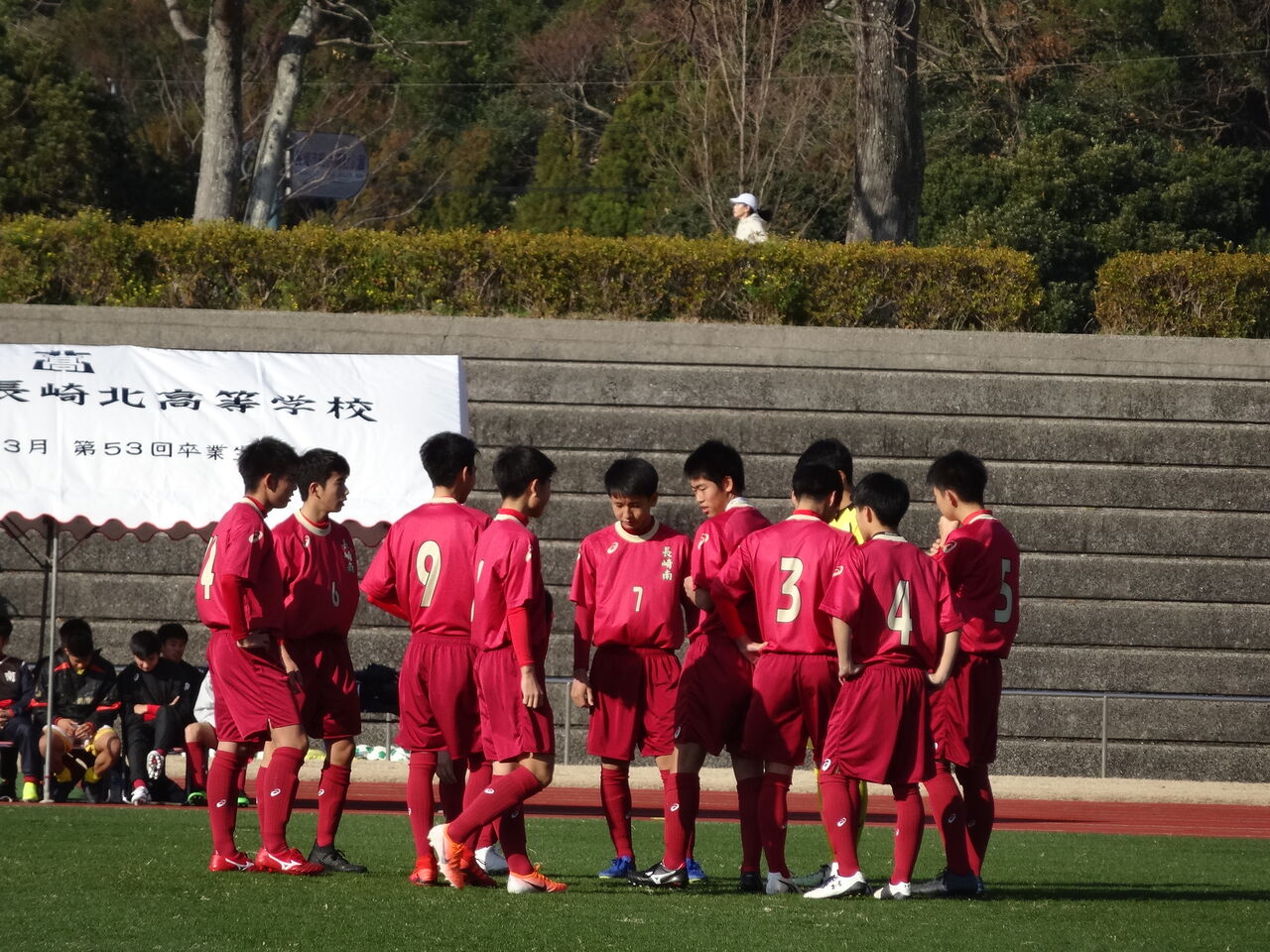 1月17日 第54回 長崎県新人戦大会 初戦 長崎南高サッカー部58回生