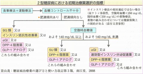 糖尿初期選択
