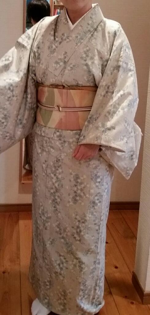 台風接近 着物でも運転します アラフィフ世代の着物学