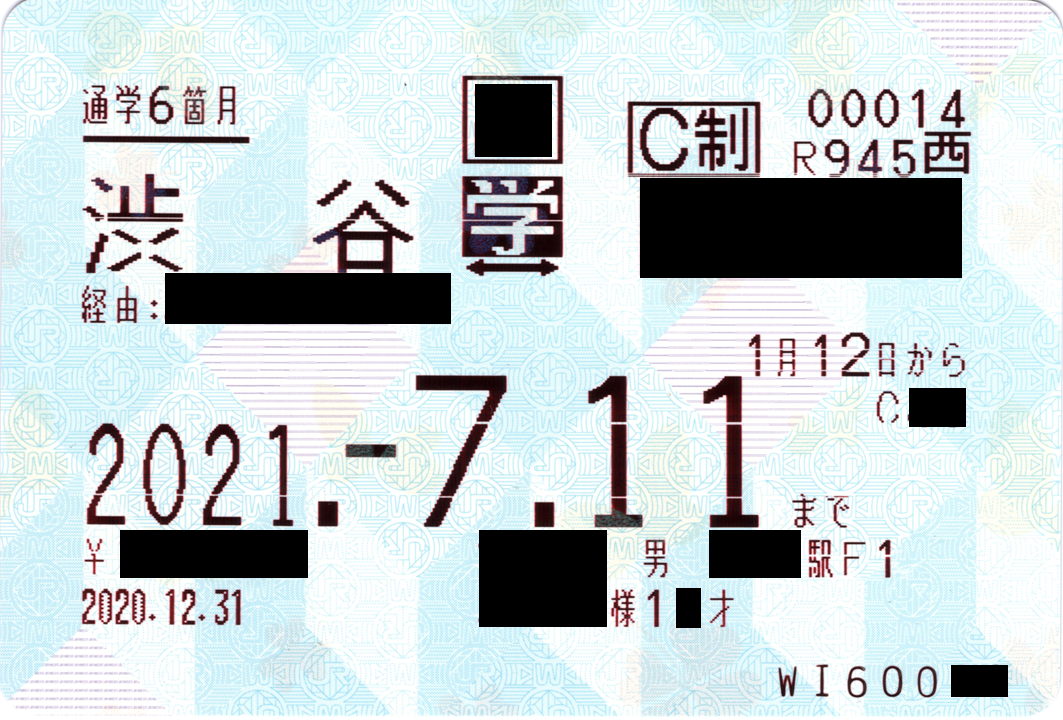 通学定期券】他の旅客会社線完結の定期乗車券 : 永田町ekioto＋のブログ