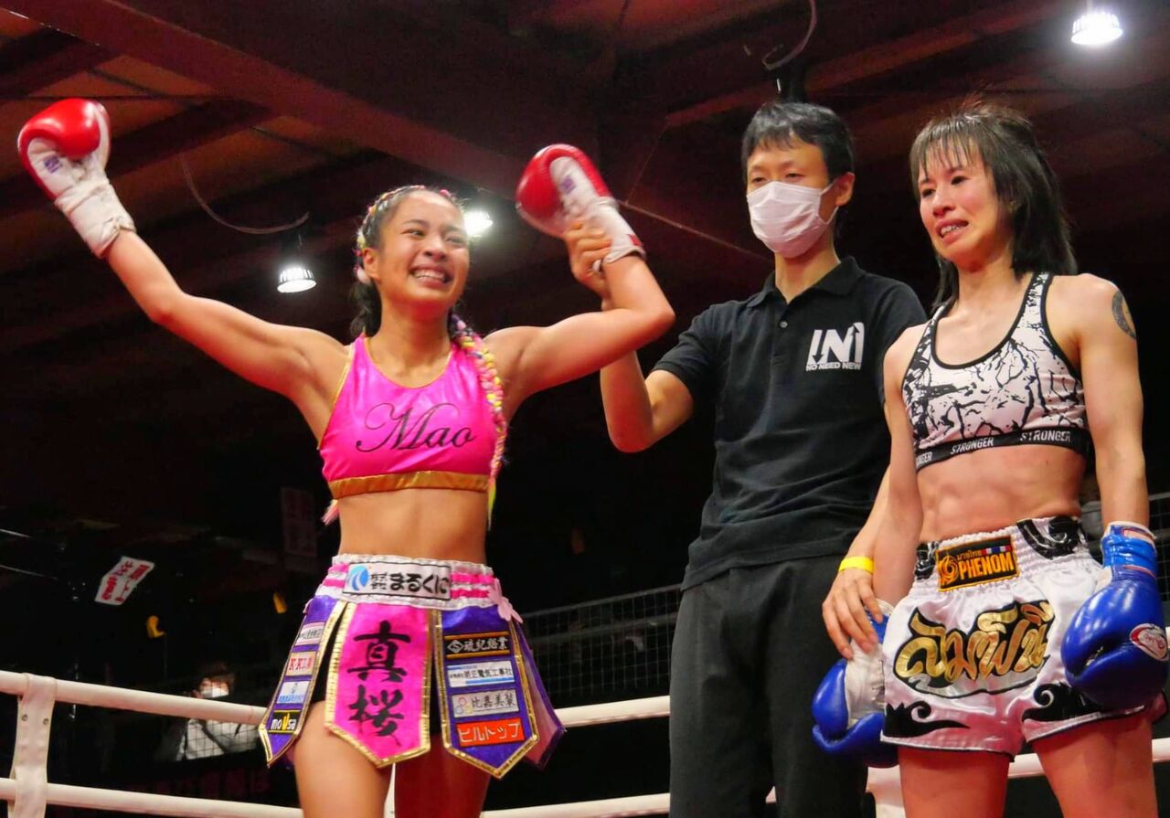 山里 真桜 11月28日プロデビュー戦 試合結果 沖縄県名護市キックボクシング ムエタイジム 名護ムエタイスクール ブログ