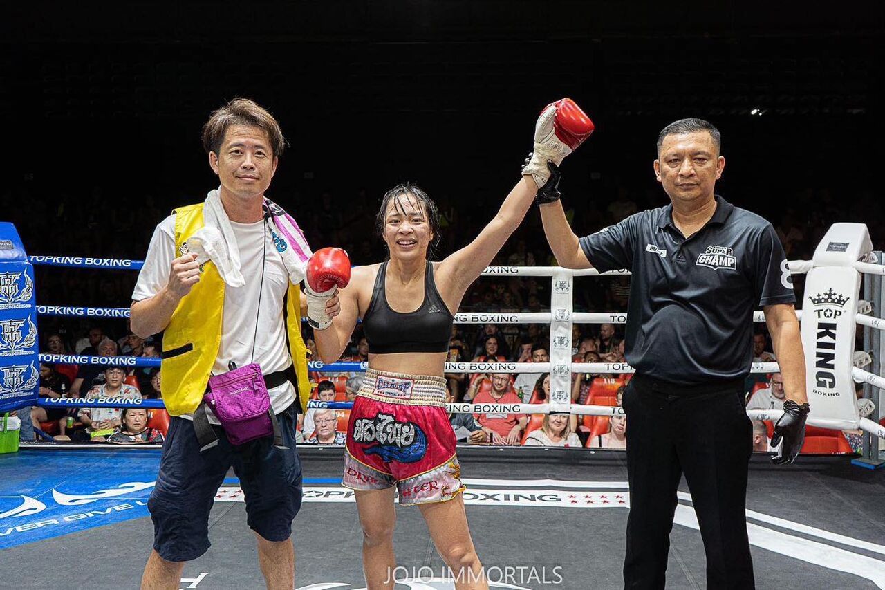 山里 真桜 16歳《ムエタイの本場タイで勝利》 : 沖縄県名護市