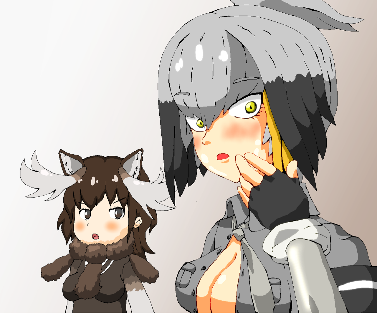 Pixivに上げたハシビロコウのイラストまとめ けものまとめ避来矢