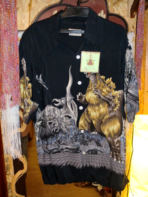 ザ・リアルマッコイズ 冒険王 ハワイアンシャツ ゴジラ アロハシャツ/M