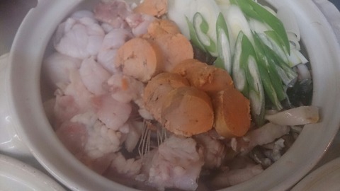 アンコウ鍋 アップ