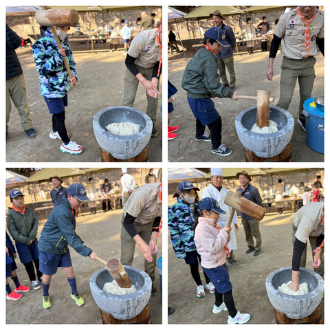 ⑥餅つき１