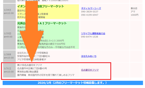 27回フリマあっと愛知1