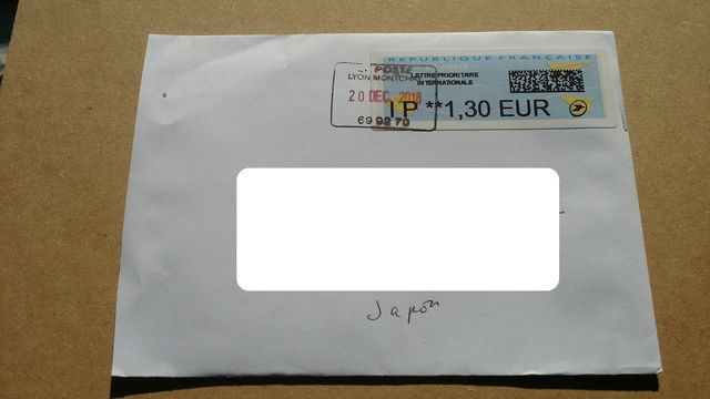 2通のairmail 名古屋切手フリマ管理人 ミナカタです
