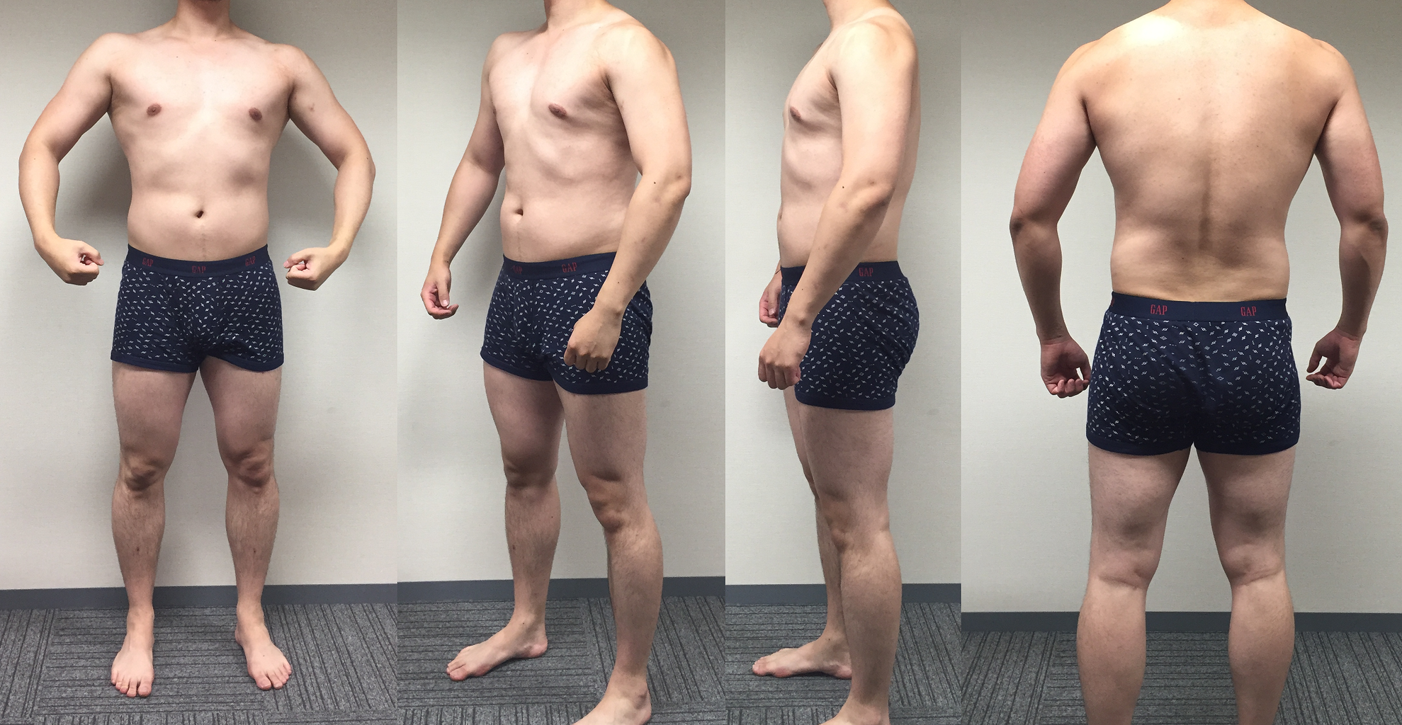 16年7月の肉体画像 増量開始3ヶ月 とある医者のスクワット0kgへの道 目指せダンク