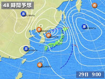 明日は大荒れ? : 波風探訪