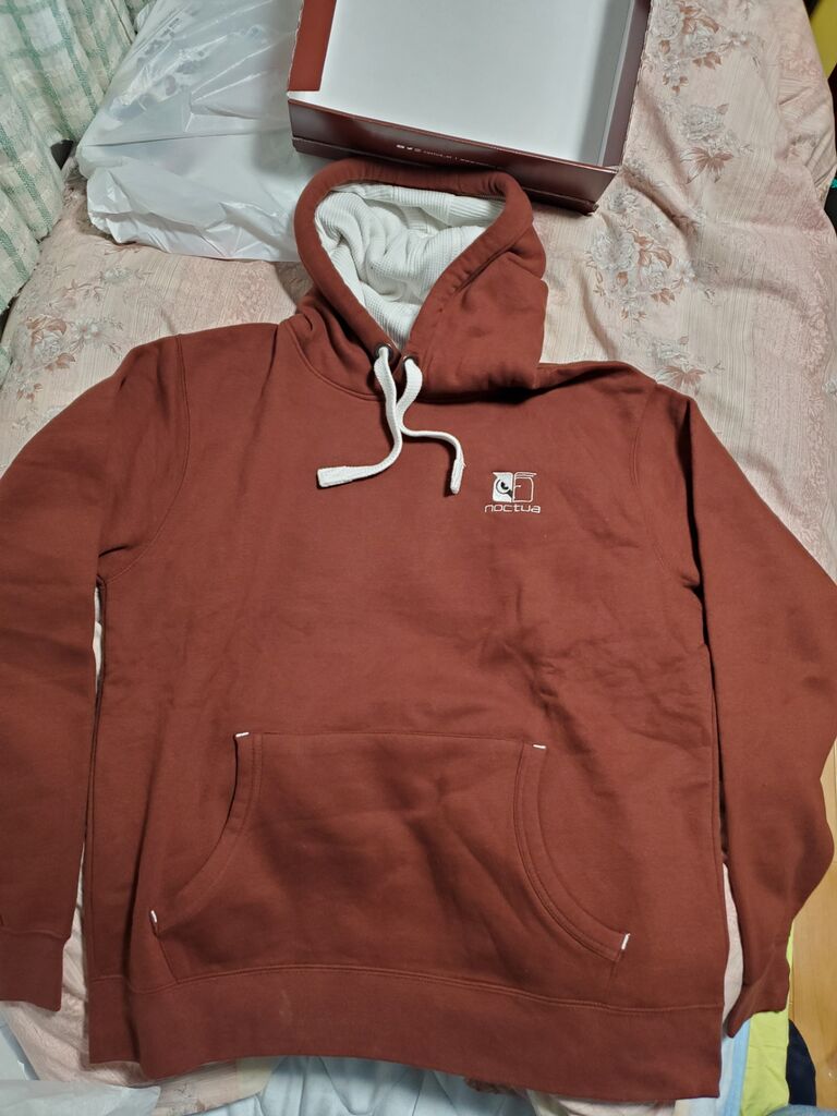 レア　noctua ノクチュア　茶色　ブラウン パーカー　M Noctuaパーカーを買いました : ナホンのほほん