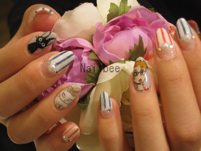 魔女の宅急便風ネイル ネイルサロン Nailbee ネイルビー オフィシャルブログ