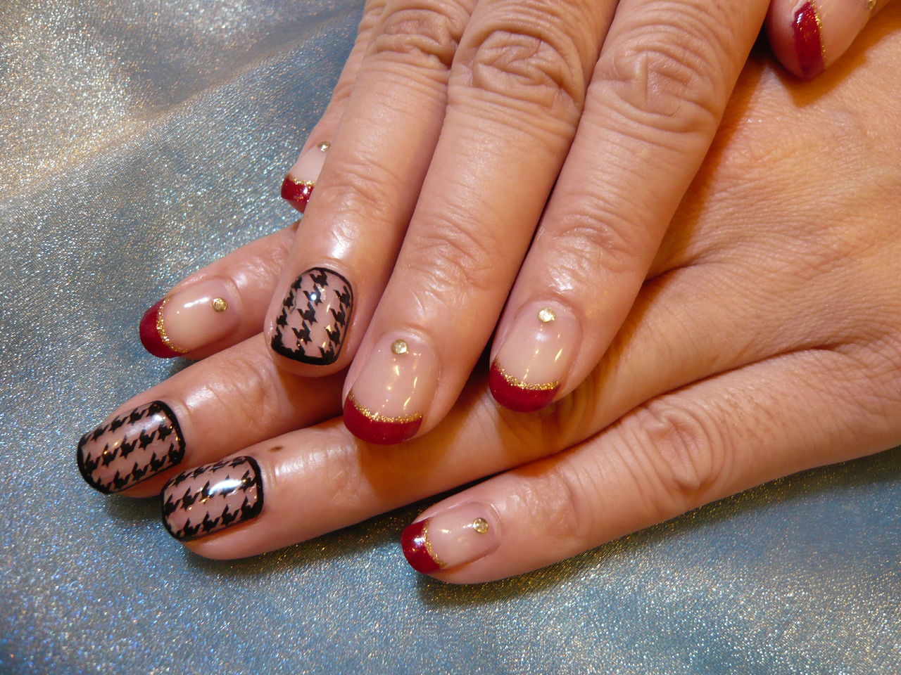 旬ネイル 千鳥格子 大阪塚本 西淀川区のネイルサロン Nails Ku ネイルズ クー のブログ