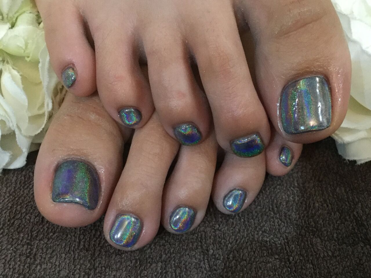 ブラック ユニコーンがカッコイイ クールなフットネイル Nail Salon Freestyle ブラック ユニコーンがカッコイイ クールなフットネイル Nail Salon Freestyle