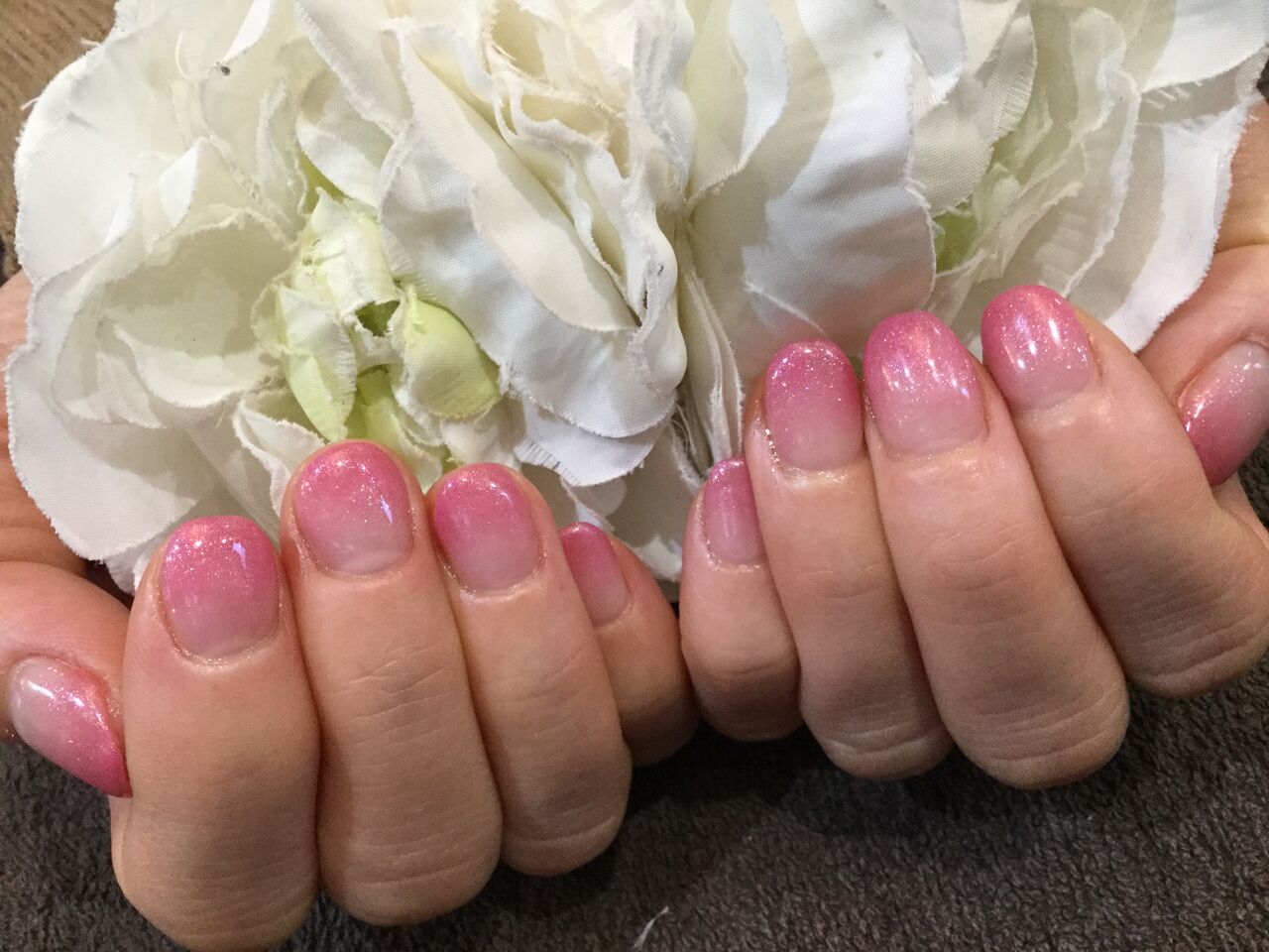 キラッ Mixカラーのピンクグラデーションネイル Nail Salon Freestyle