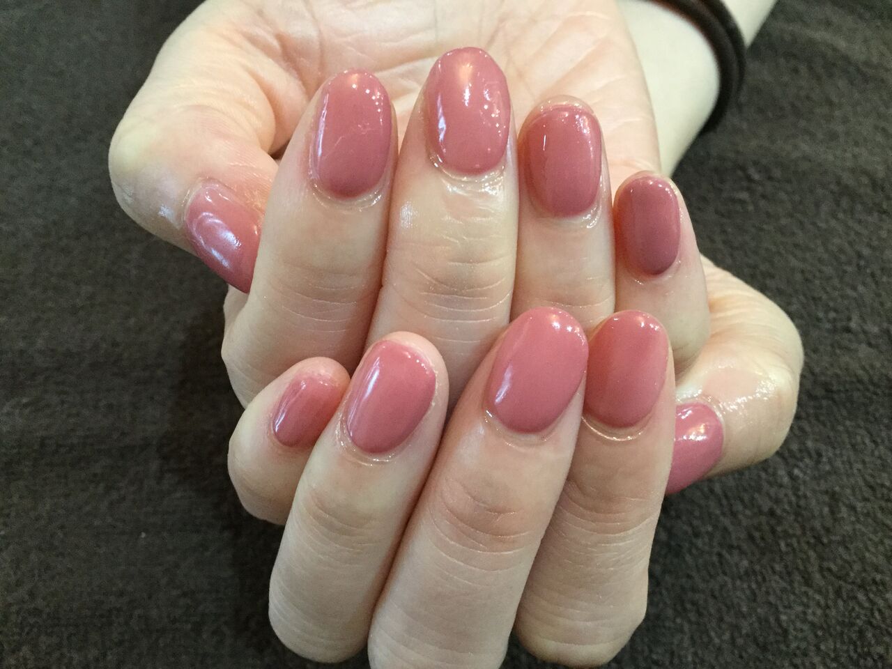 ピンクが可愛い シンプルワンカラーネイル Nail Salon Freestyle