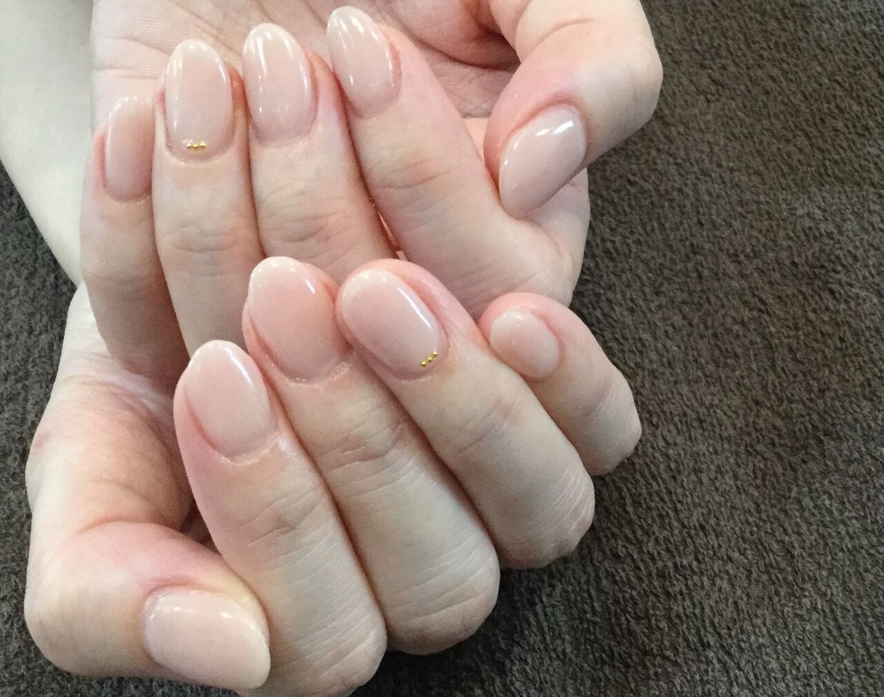 ナチュラル ヌードピンクのグラデーションネイル Nail Salon Freestyle ナチュラル ヌードピンクのグラデーションネイル Nail Salon Freestyle