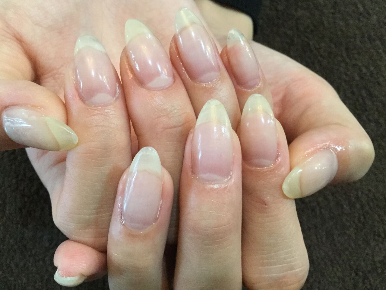 カラーやアートがngでも自爪の保護に クリアジェルネイル Nail Salon Freestyle