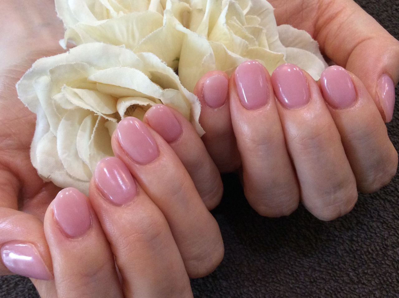 チュールピンクのシンプル 1色塗りジェルネイル Nail Salon Freestyle チュールピンクのシンプル 1色塗りジェルネイル Nail Salon Freestyle