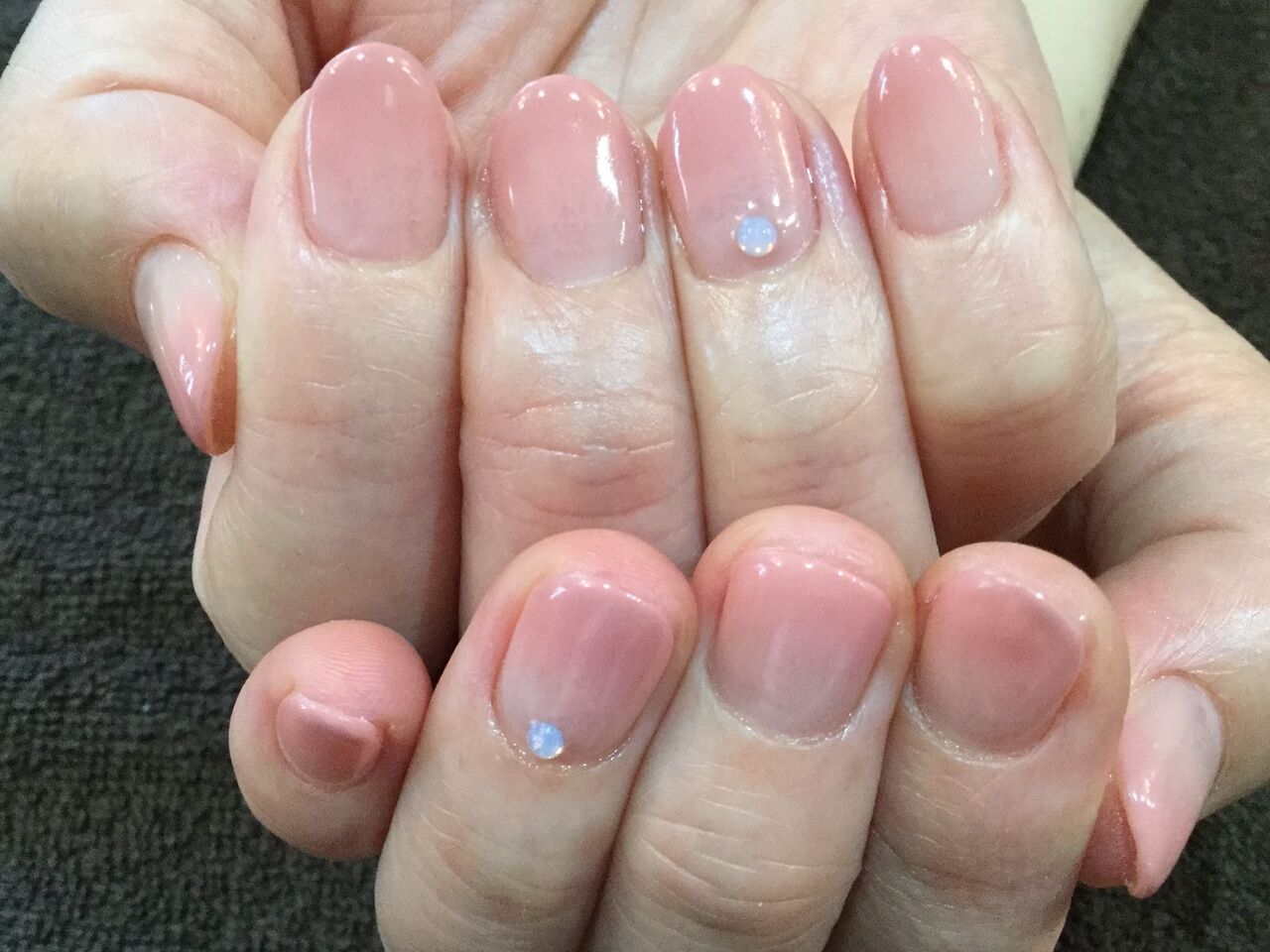 優しいふんわりピンクのシンプルグラデーションネイル Nail Salon Freestyle 優しいふんわりピンクのシンプルグラデーションネイル Nail Salon Freestyle