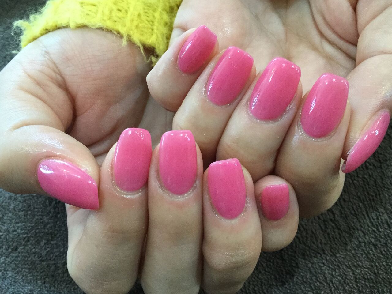 ちゅるん 春色pinkが可愛いワンカラーネイル Nail Salon Freestyle ちゅるん 春色pinkが可愛いワンカラーネイル Nail Salon Freestyle