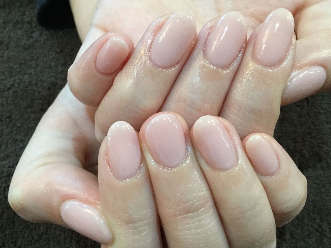 ナチュラル ヌードピンクのオフィスネイル Nail Salon Freestyle