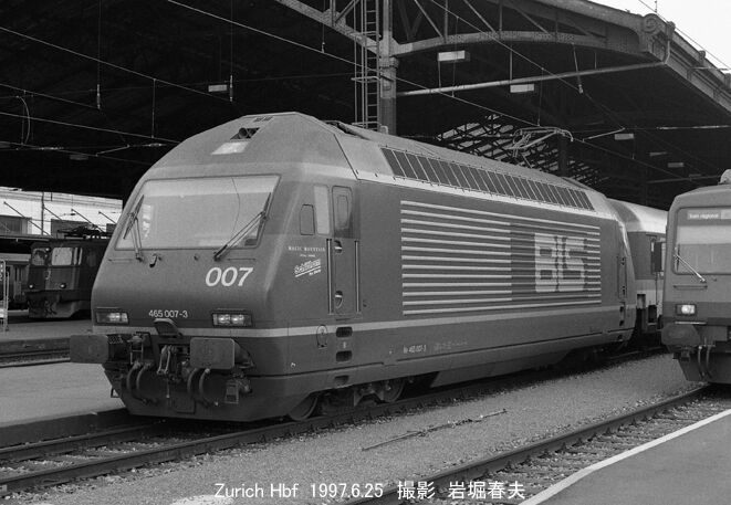 スイス BLS Re465形 : 鉄道写真家 岩堀春夫のblog2