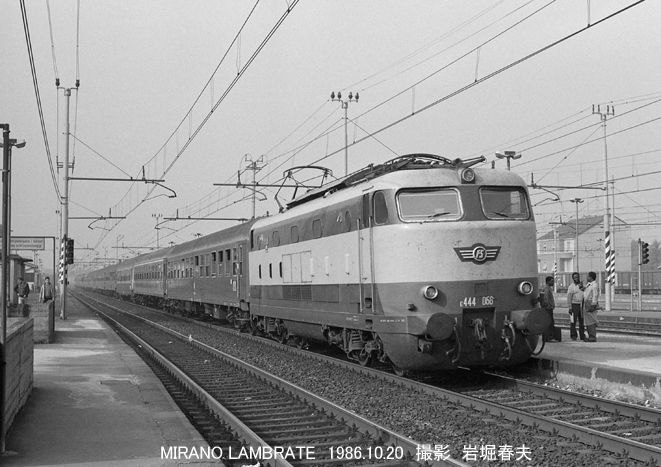イタリア国鉄 E444形 : 鉄道写真家 岩堀春夫のblog2