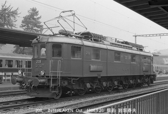 スイス BLS Ae6/8形 : 鉄道写真家 岩堀春夫のblog2