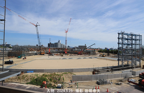 尼崎市 、大物球場工事x5285
