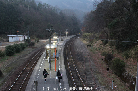 夜明けの 仁保駅k2912