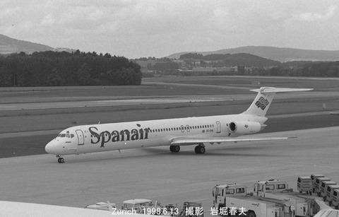 9808234 Spanair MD80 EC-GHE