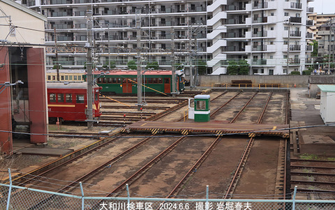 阪堺 5大和川検車区x6579