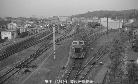 8404221 安中駅構内