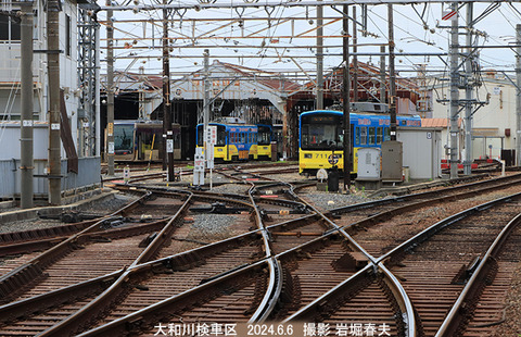 阪堺 5大和川検車区x6132
