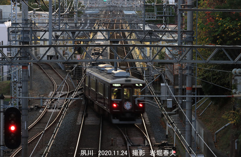 阪急 、折返し運転夙川ty113