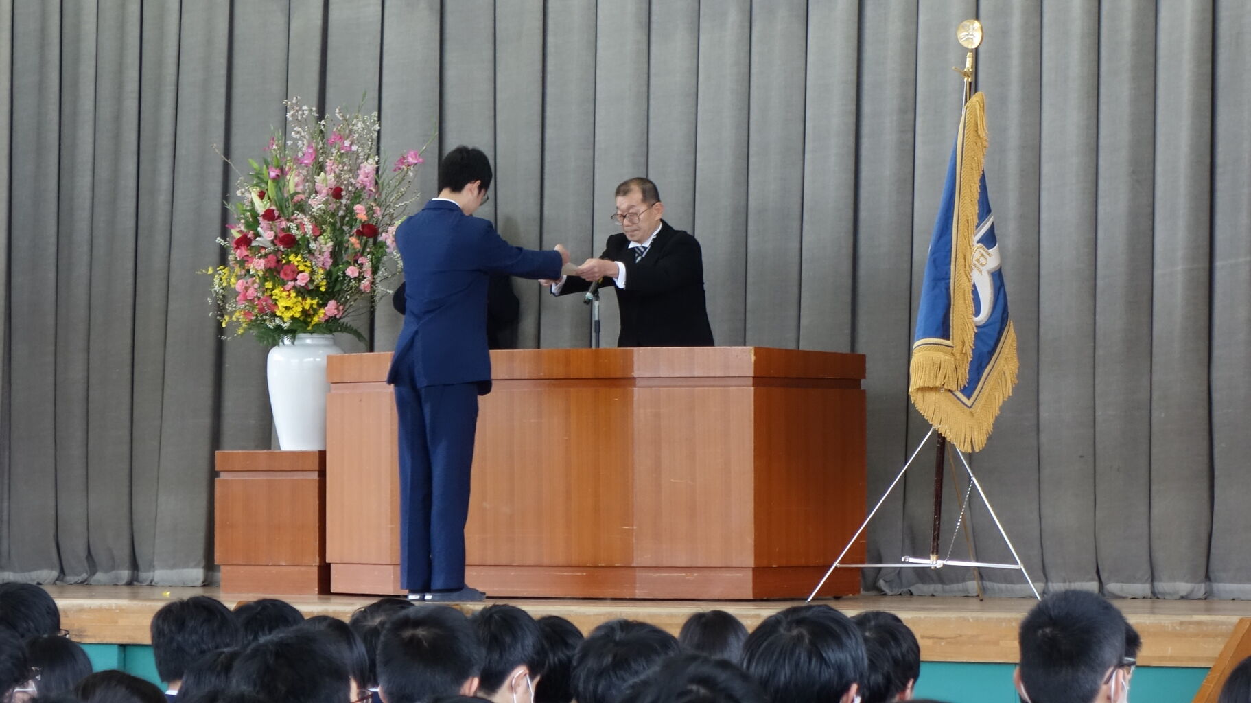 浜松湖南高校吹奏楽部 浜北西高校吹奏楽部ログ 卒業式 ３年間の過ごし方が感動を